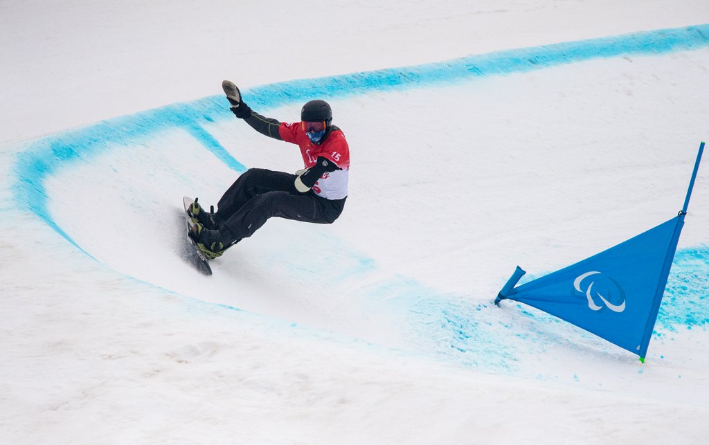 Matti Sairanen banked slalomissa Pekingin 2022 paralympialaisissa.
